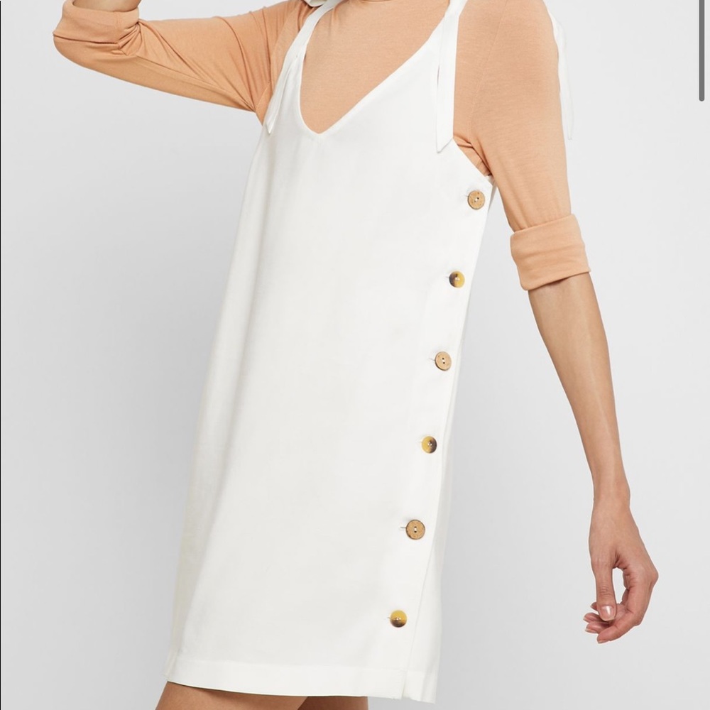 Topshop Tie Mini with Button Details